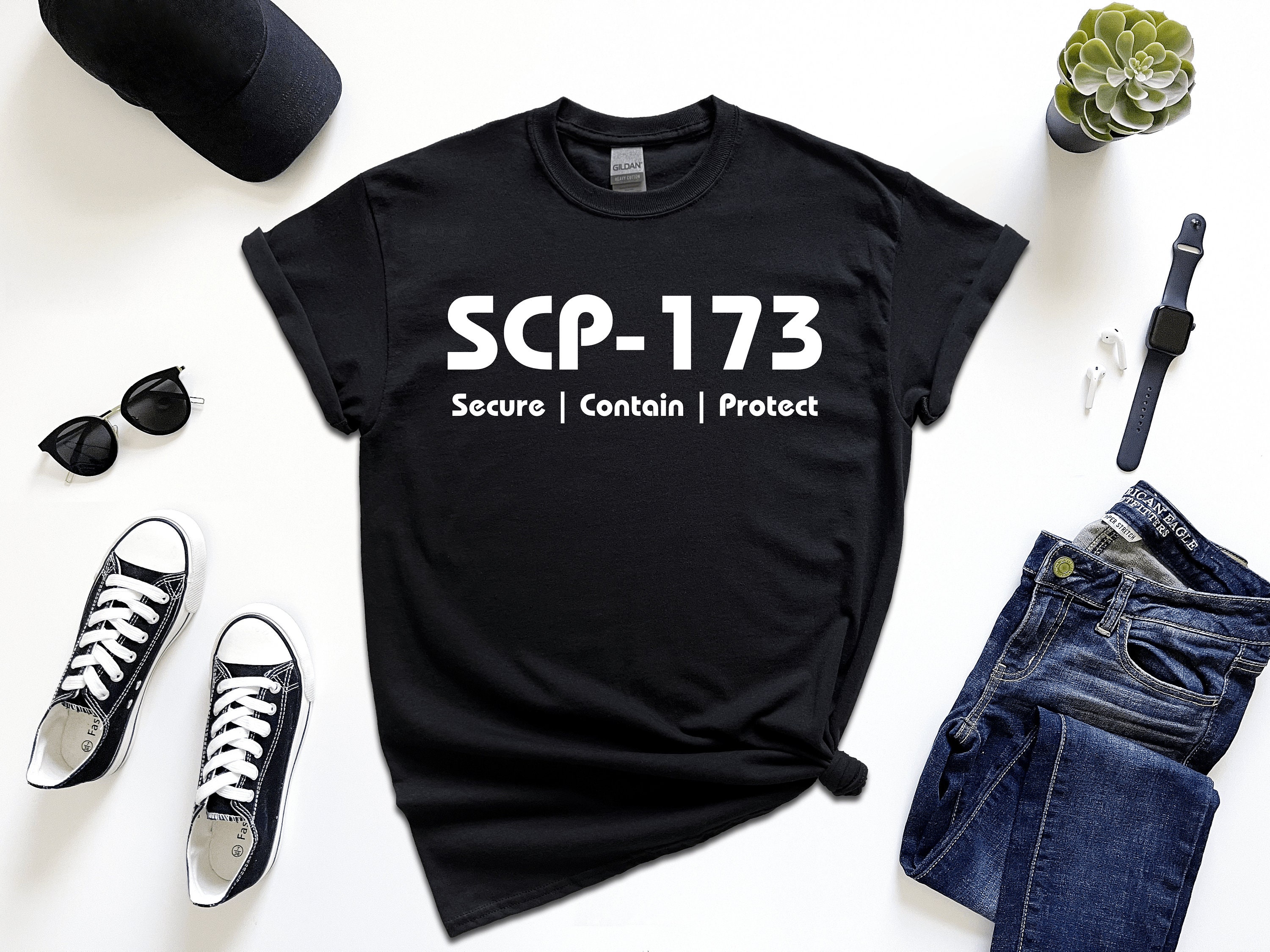 SCP Foundation SCP 173 T-Shirt
