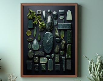Jade Knolling Art Print | Neat Arrangement, Nature & Geology