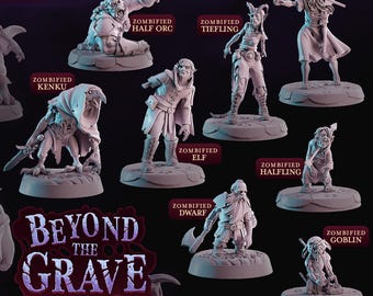 Beyond the Grave, Zombified Fantasy Races by Cast n Play - 11 Variations Available!