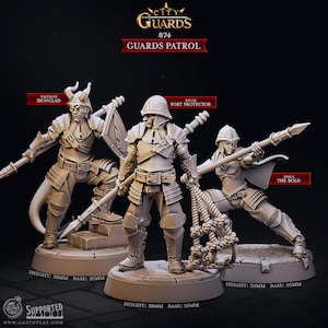 City Guard Patrol by Cast n Play - 3 Variations!