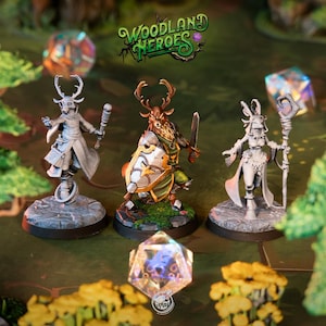 Deerfolk Guardians by Cast n Play - 3 Variations!