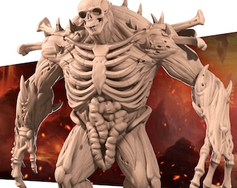 Necromancer Blood Golem - Flesh Monster - Skeletal Giant - Zombie Giant