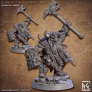 Durner, Dwarf Berserker Lord by Artisan Guild - 2 Variations