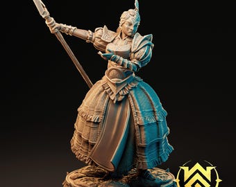 Royal Spearguard by Witchguild Miniatures - Display, Tabletop, and Bust Models Available!