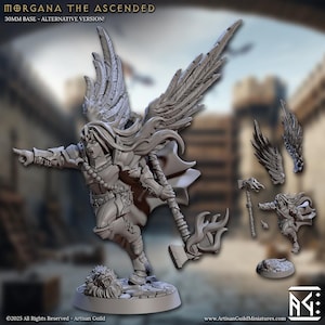 Morgana the Ascended by Artisan Guild - Human, Angelic, and Mounted Variations Available!
