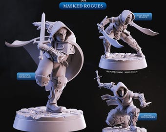 Masked Rogues by Cast n Play - 3 Variations!