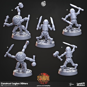 Construct Legion Hitters - Construct Guardians - 5 Variations