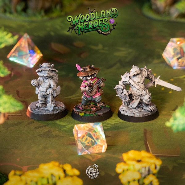 Burrower Heroes by Cast n Play - 3 Variations!