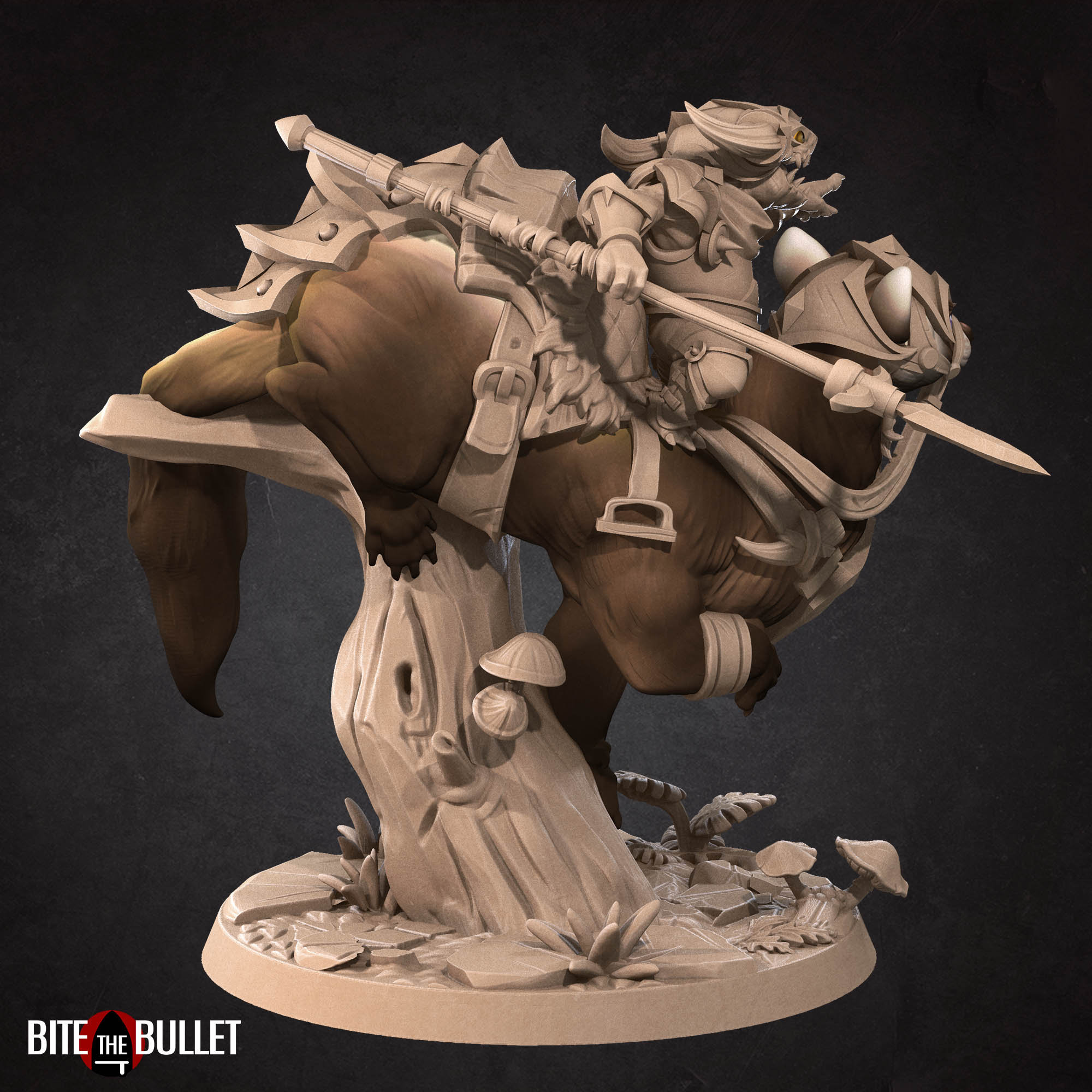 Kobold Raptor Rider Mounted Kobold Boss - Dire Weasel Rider - Etsy