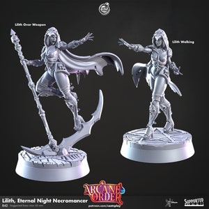 Lilith, Eternal Night Necromancer by Cast n Play - 2 Variations!