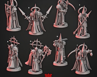 Foul Priests - Twisted Clergymen - Corrupted Cultist Priests - 8 Variations