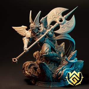 Keltria, God's Wrath by Witchguild Miniautres - Tabletop, Display, and Bust Models Available!