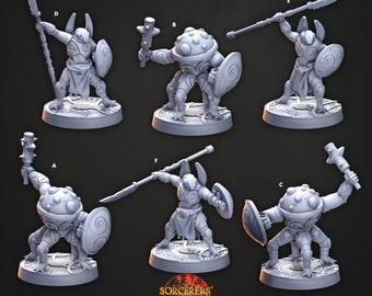 Construct Legion Fighters - Automaton Warriors - 6 Variations