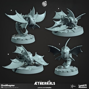 Ornithopter - 4 Variations