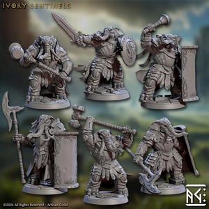 Ivory Sentinels by Artisan Guild - 12 Variations!