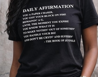 Daily Affirmation Juvenile T-shirt