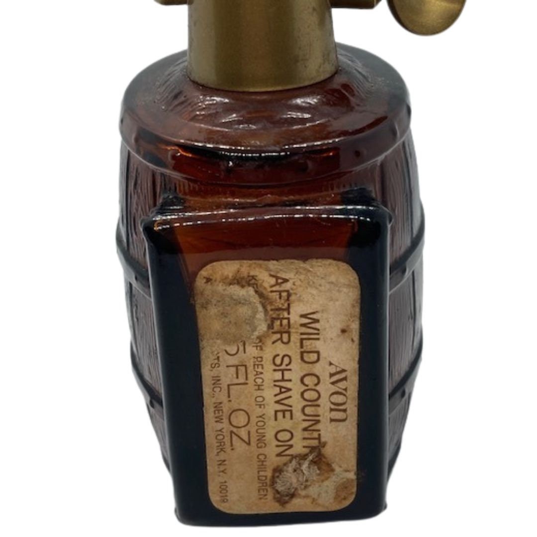 Avon 1970's Wild Country Cologne Bottle, Avon Men's After Shave on Tap