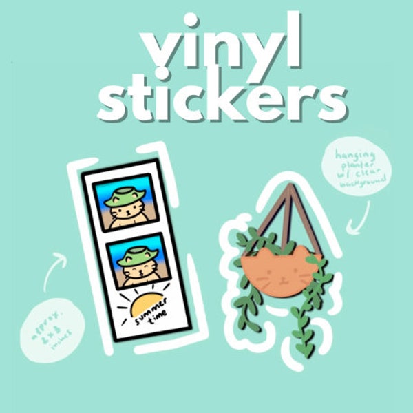 Summer Time Vinyl Sticker