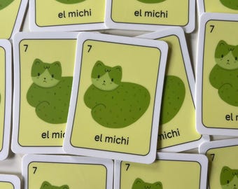 Cat Lotería Vinyl Sticker
