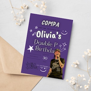 Peso Pluma Party Einladung