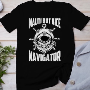 T-shirt directeur de croisière, haut de planification de vacances en mer, chemise de capitaine organisateur de voyages nautiques, tee-shirt d’expédition de voile Ocean Navigator