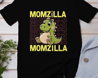 Momzilla Pregnancy Reveal Shirt • Pregasaurus Maternity Tee • Funny Expecting Mom T-Shirt • Baby Announcement Outfit • Soon to Be Mom Gift