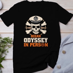 T-shirt directeur de croisière, haut de planification de vacances en mer, chemise de capitaine organisateur de voyages nautiques, tee-shirt d’expédition de voile Ocean Navigator