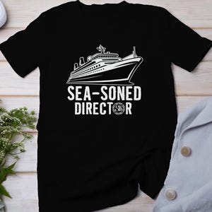 T-shirt directeur de croisière, haut de planification de vacances en mer, chemise de capitaine organisateur de voyages nautiques, tee-shirt d’expédition de voile Ocean Navigator