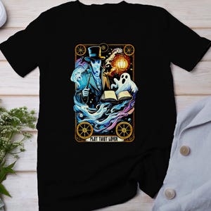 Camiseta de cartas de tarot de casos criminales, cartas de tarot místicas para camiseta de fanáticos del crimen, top de detective de lectura de cartas esotéricas, camisa de adivino de baraja de tarot