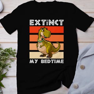 Wymarły T-shirt na dobranoc Dino Koszulka dla przyszłych rodziców Kreskówkowa rodzina dinozaurów Nowość Moda Koszulka na brzuszek dla dziecka Baby Shower Party