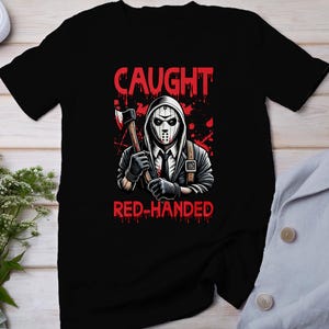 T-shirt True Crime di Criminal Cases, T-shirt con storie horror mistiche per i fan del crimine, Top da detective del crimine misterioso, camicia da investigazione con l'ascia