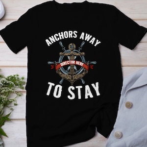 T-shirt directeur de croisière, haut de planification de vacances en mer, chemise de capitaine organisateur de voyages nautiques, tee-shirt d’expédition de voile Ocean Navigator