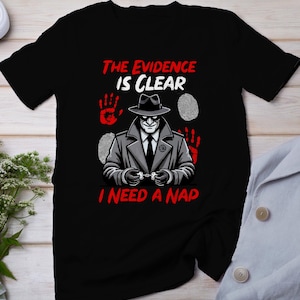 T-shirt Criminal Cases True Crime, Storie horror mistiche per i fan del crimine, Top da detective del crimine misterioso, Camicia per investigazione del sonno