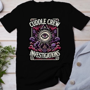 Camiseta de cartas de tarot de casos criminales, cartas de tarot místicas para camiseta de fanáticos del crimen, top de detective de lectura de cartas esotéricas, camisa de adivino de baraja de tarot