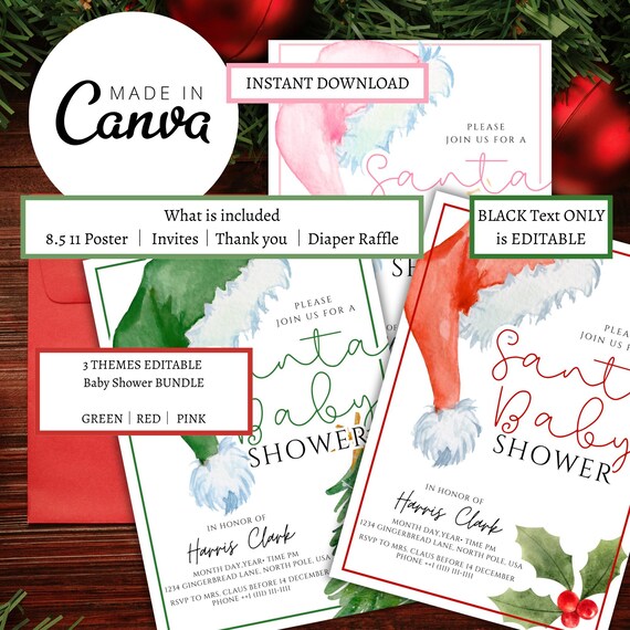 Santa Baby Shower Theme- Celebrate the Holiday Season in Style