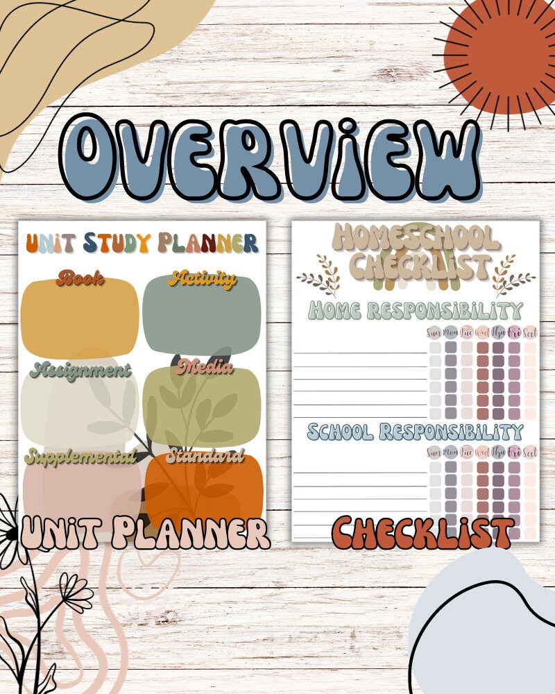 Printable Homeschool Planner 2023-2024 - Etsy
