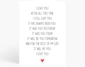 Printable Anniversary Cards, Romantic Anniversary Card, card for girlfriend/wife, card for boyfriend/husband, card for her, card for him