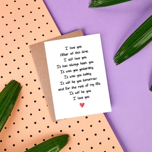 Printable Anniversary Cards, Romantic Anniversary Card, Card for ...