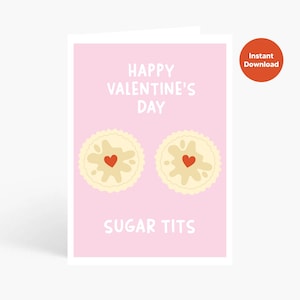 Printable Dirty Valentine&#39;s Day Card for Wife, Naughty Valentine&#39;s Day Card, Funny Card for Girlfriend, Valentine&#39;s Day Gift For Her