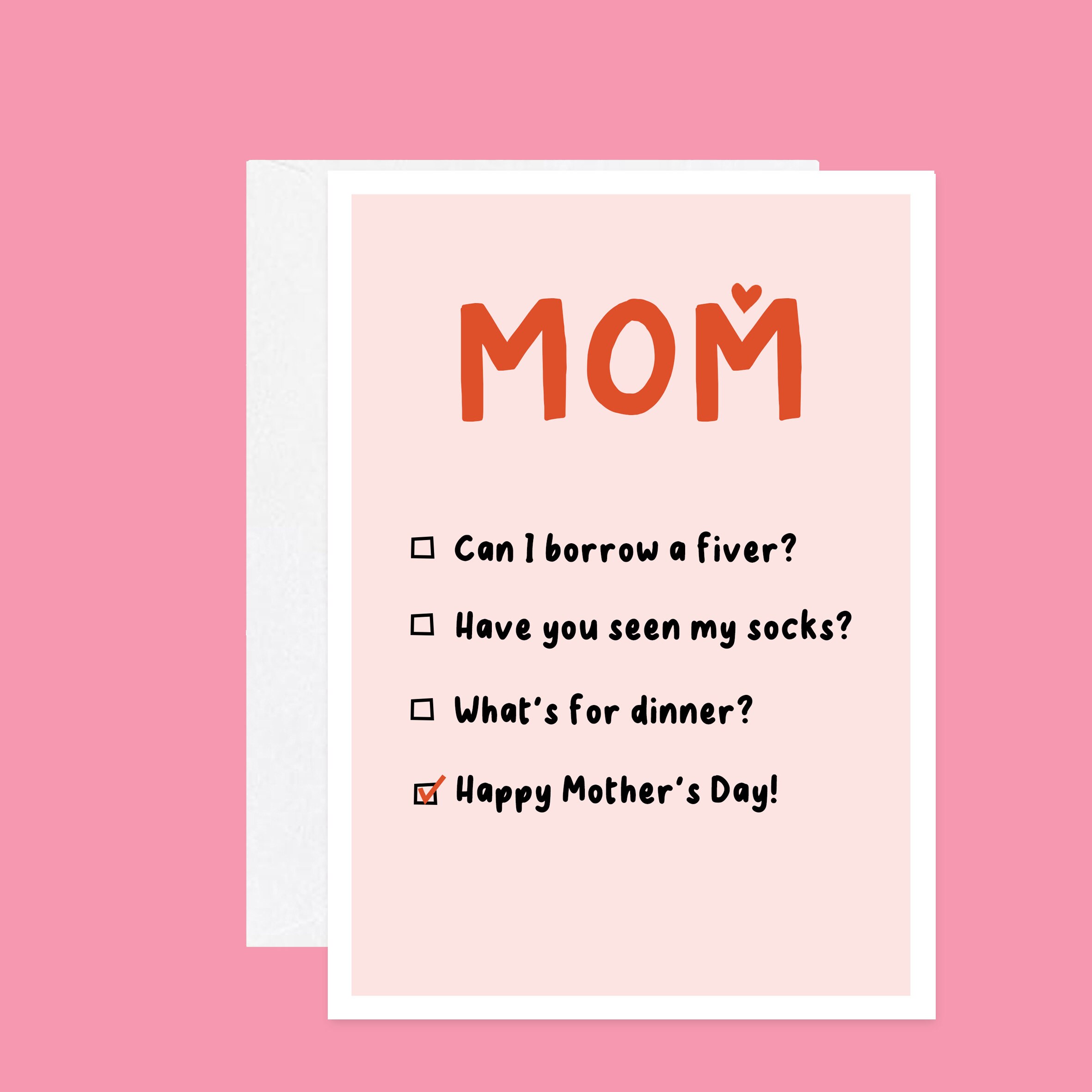 Happy Mother's Day Card, Printable Mom Card, Card for Her, Printable ...