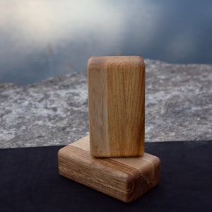 Yoga accessories, Walnut Yoga Block, Custom Wooden Yoga block, Fitness block, Yoga brick, Wooden blocks for yoga 2 pieces, Travel block