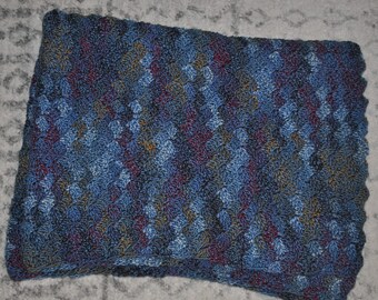 Crosshatch Crochet Afghan