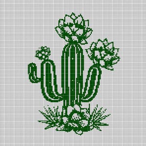 Cactus 8 crochet afghan pattern graph