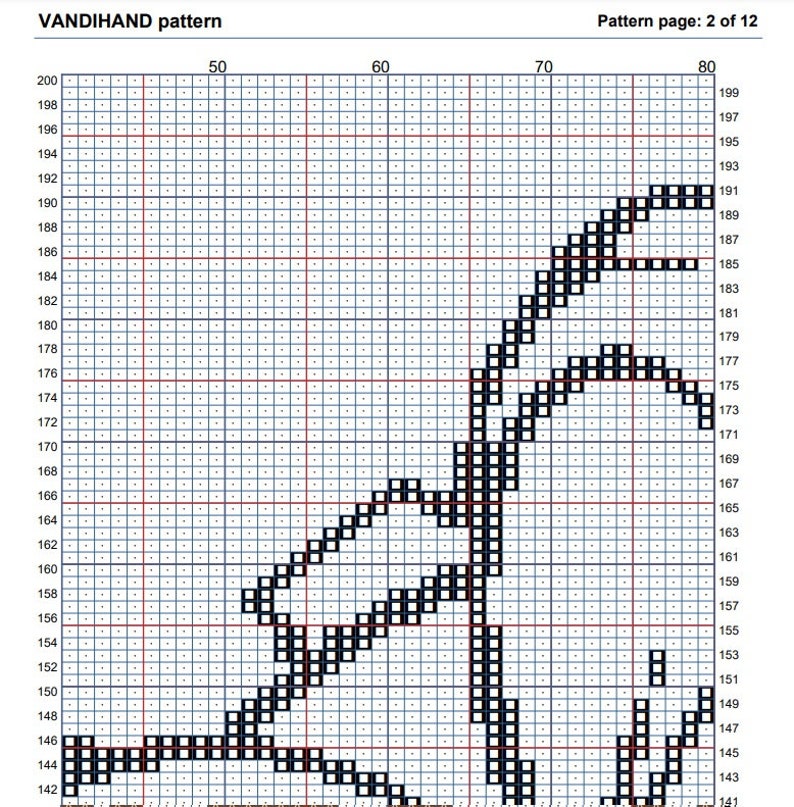 Baseball Ball in Claw Crochet Afghan Pattern Graph - Etsy