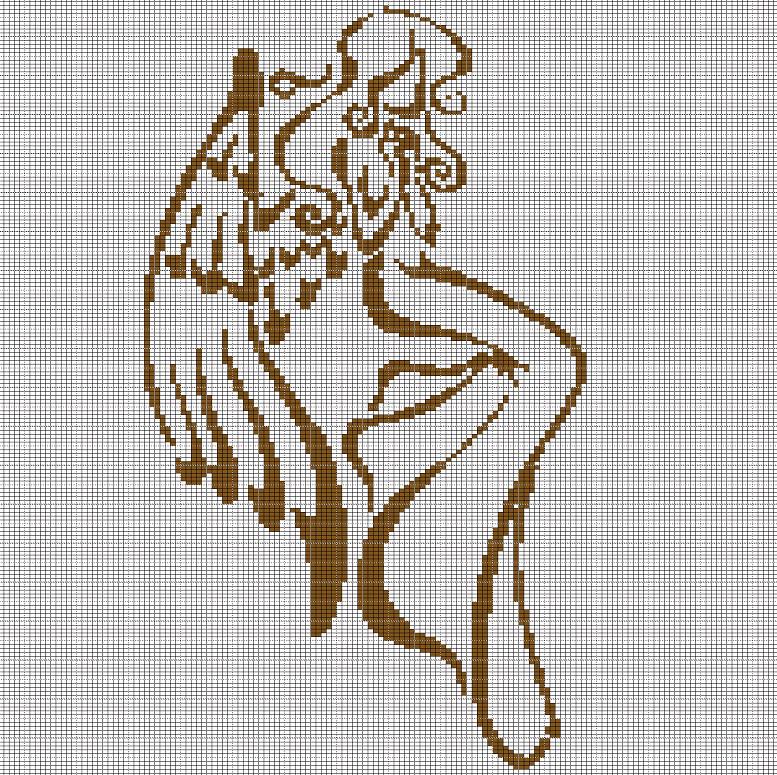 Angel Crochet Afghan Pattern Graph - Etsy