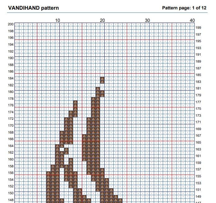 Big Rach Hunter Crochet Afghan Pattern Graph - Etsy