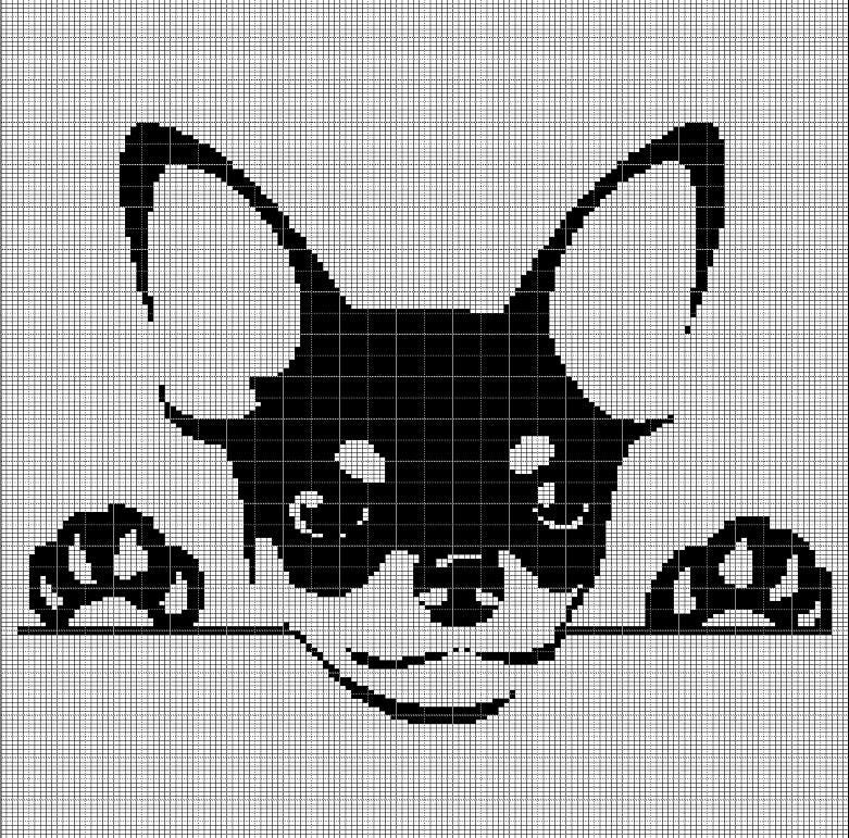 31 Chihuahua Crochet Patterns to Stitch Tiny Dogs, Gifts, and Display Pieces 17 Chihuahua Head crochet afghan pattern graph