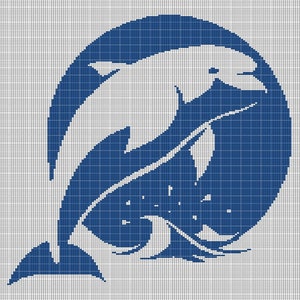 Dolphin 7 virkmönster med afghanskt mönster