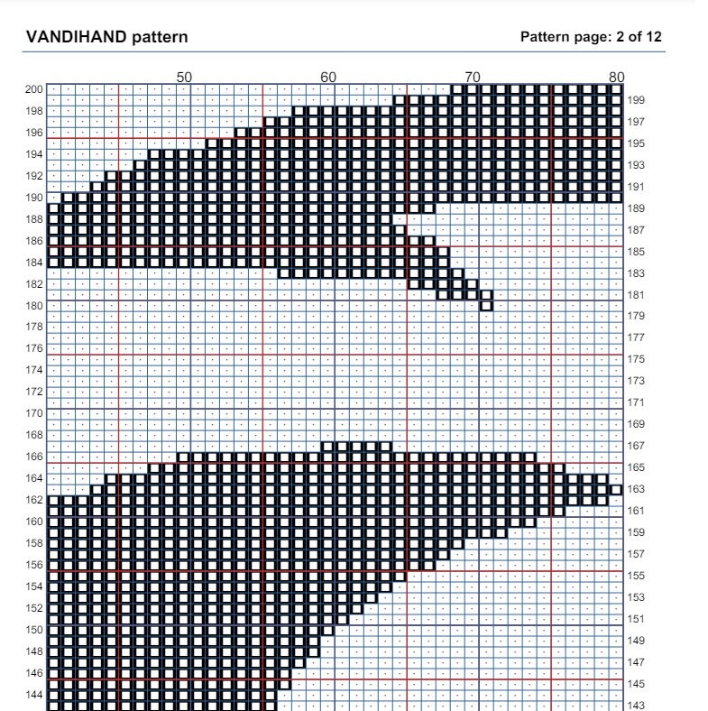 Dragon 16 Crochet Afghan Pattern Graph - Etsy