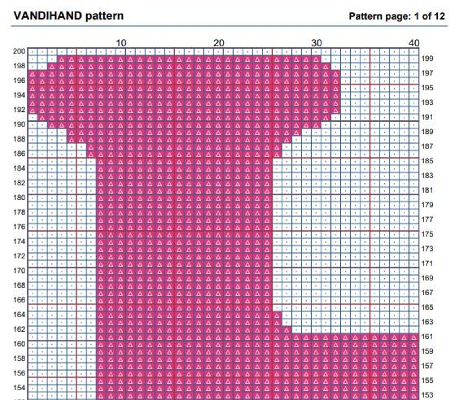Hope 4 Crochet Afghan Pattern Graph - Etsy